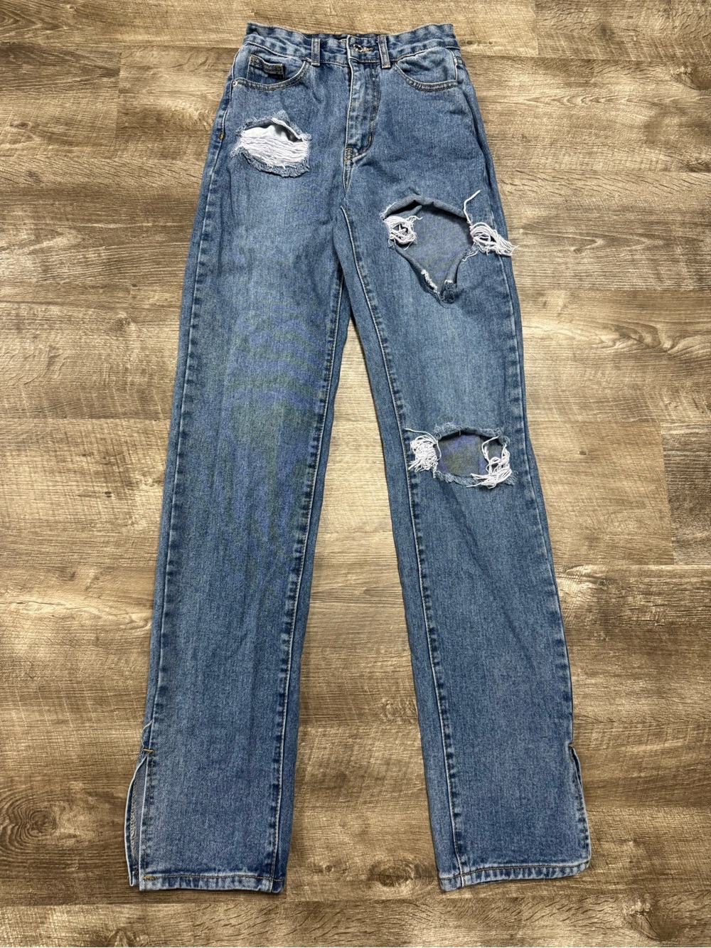 PrettyLittleThing Blue Jeans Size 2 Tall